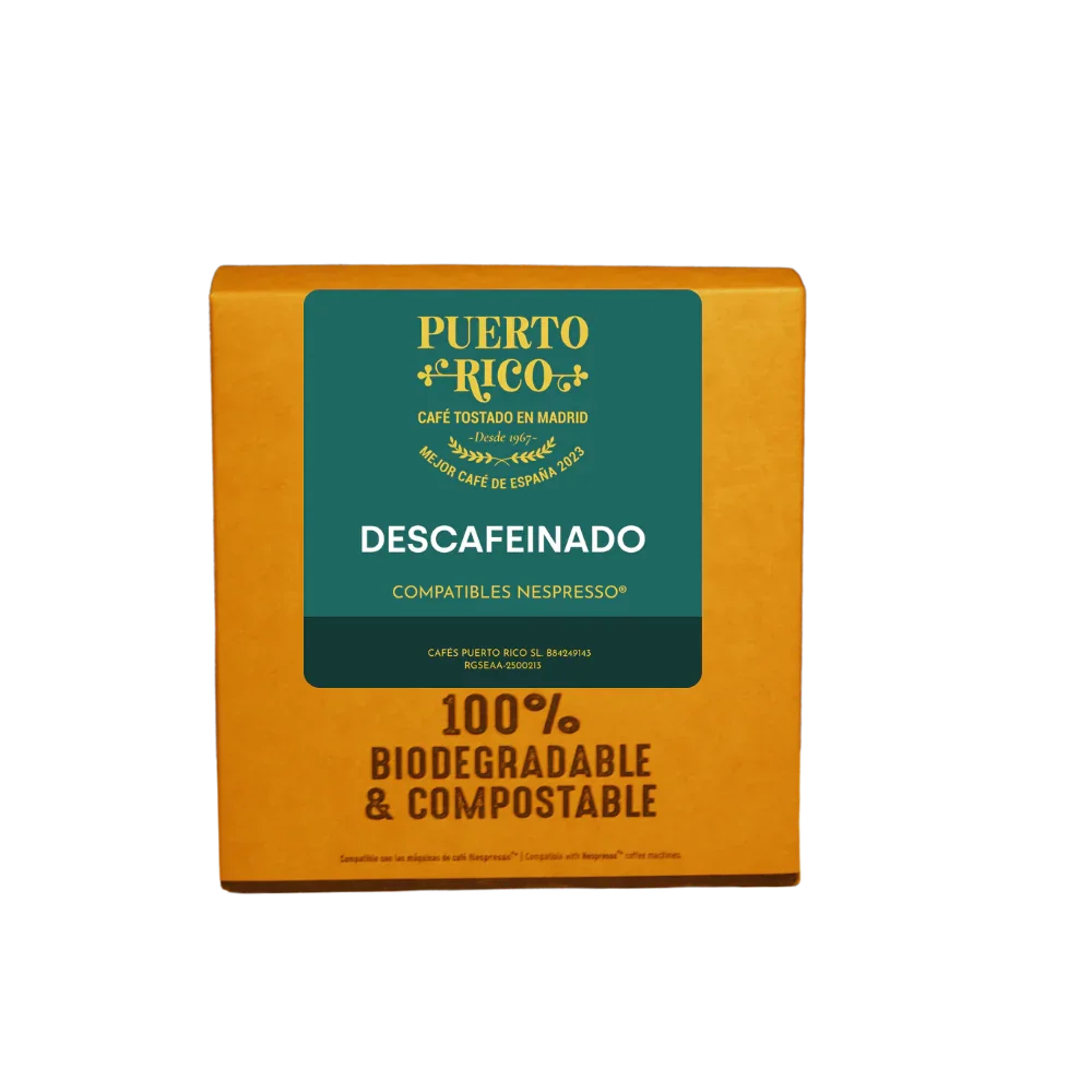 Cápsulas compatibles Nespresso® | Descafeinado - Tienda Online Cafés Puerto Rico
