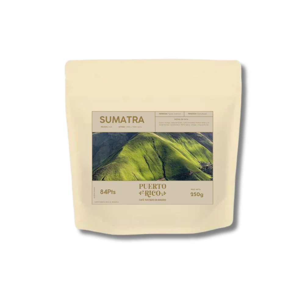 Sumatra - Intenso, terroso y exótico | SCA: 84Pts - Tienda Online Cafés Puerto Rico